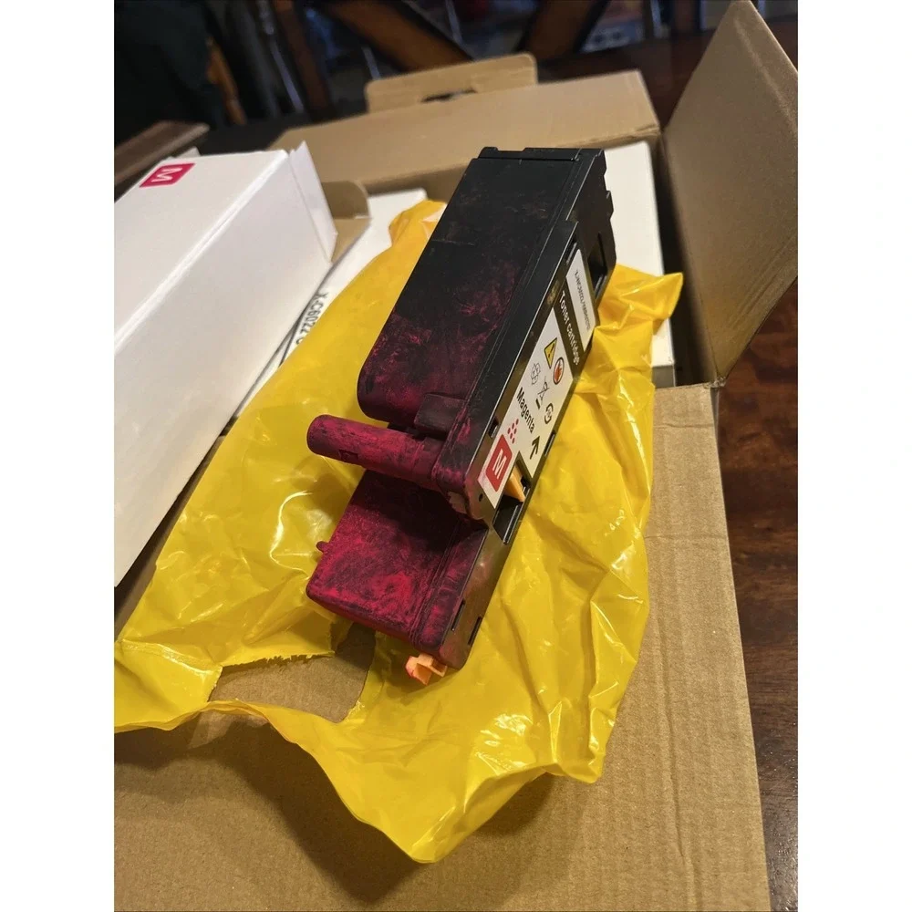 JCTONER 6022/6027 Toner 4-Pack (Black & Cyan NEW, Magenta & Yellow USED) *READ*